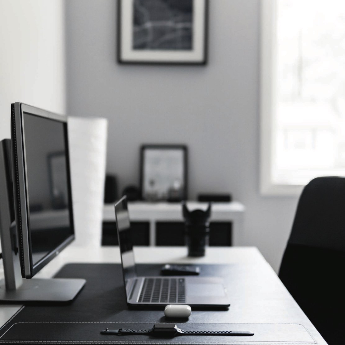 Laptop on Desk