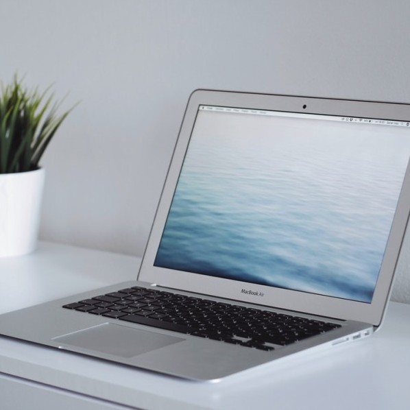 Laptop on Desk